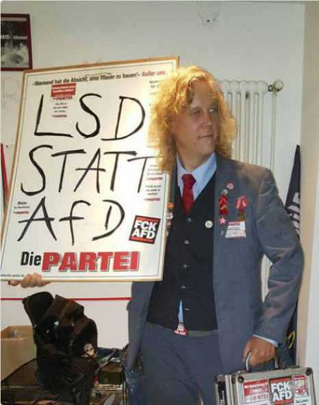 LSD statt AfD #fckafd Die PARTEI