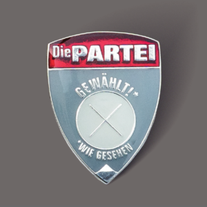 Die PARTEI - Mandatsträgerabzeichen Silber