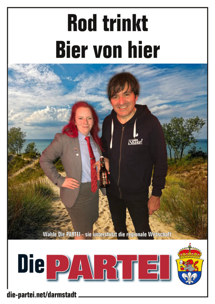 Das siebente Wahlplakat | Die PARTEI Darmstadt
