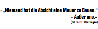 Die endgültige Teilung Deutschlands — das ist unser Auftrag.