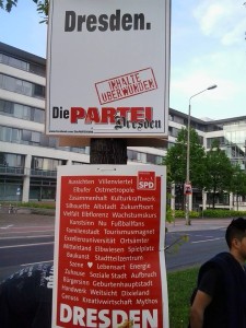 Begleitplakat der SPD