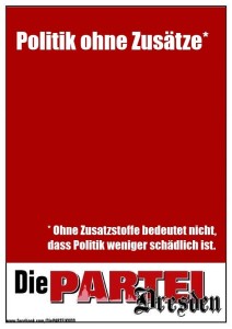 Politik ohne Zusätze