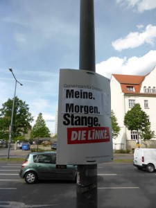 Meine. Morgen. Stange