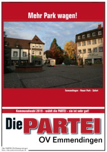 Neuer Park statt neuer Markt! 