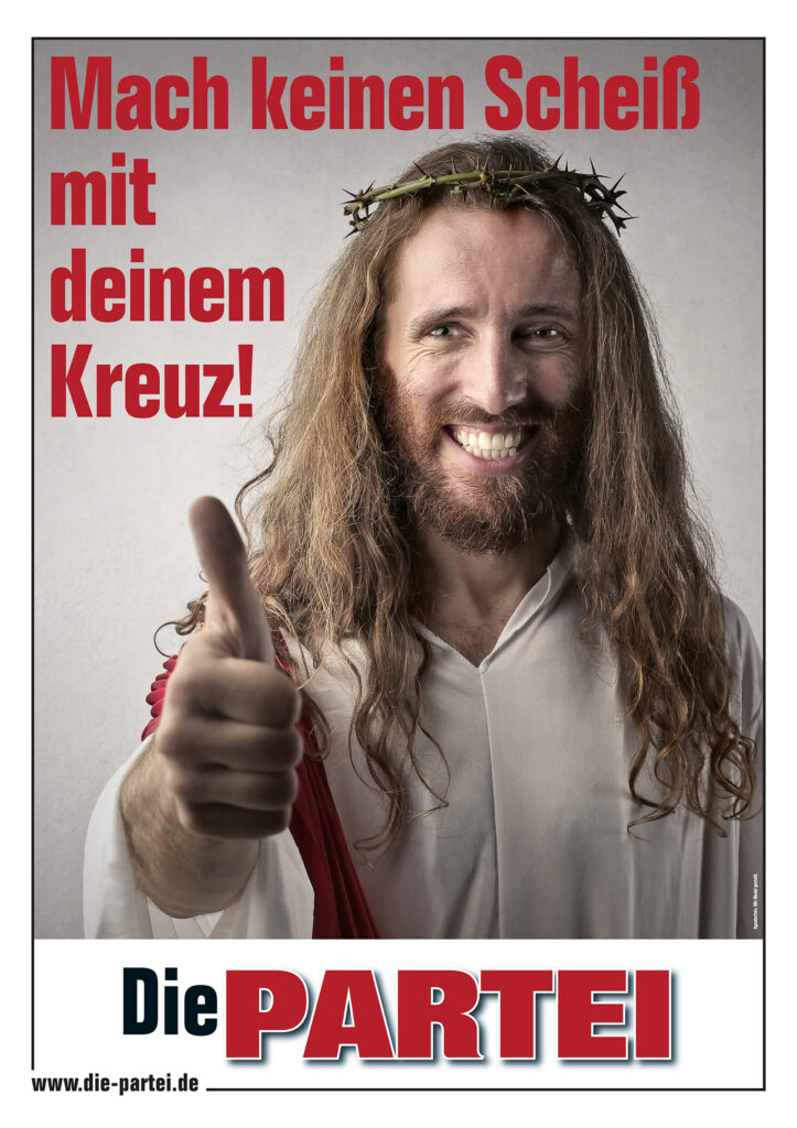 Mach kein Scheiß mit deinem Kreuz!