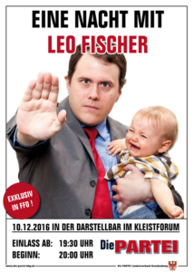 Eine Nacht mit Leo Fischer