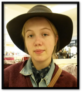 Rieke Wolters bei einem Indiana-Jones-Ähnlichkeitswettbewerb in Oer-Erkenschwick.