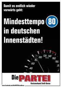 Mindesttempo auch in Rüsselsheim