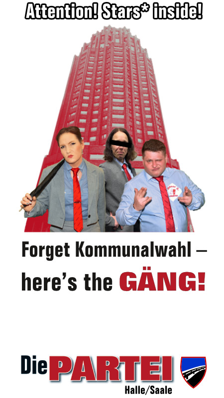 Kommunalwahlprogramm 2024 Die PARTEI Halle