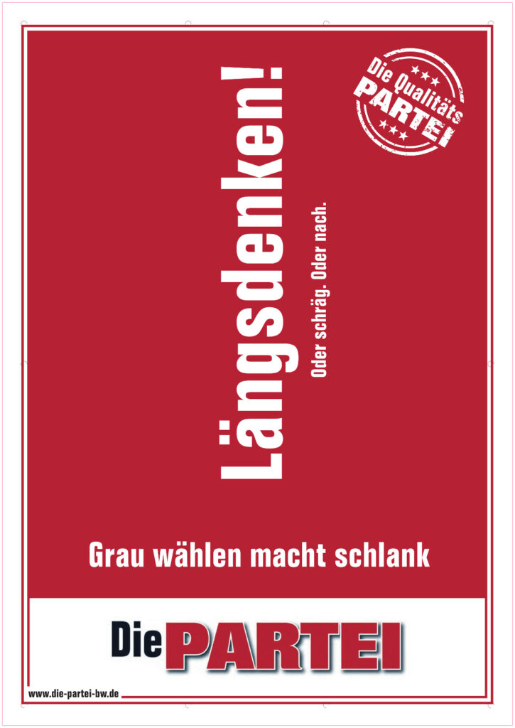 Längsdenken!