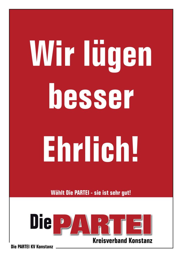 Wir lügen besser ehrlich!