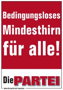 Bedingungsloses Mindesthirn für alle!