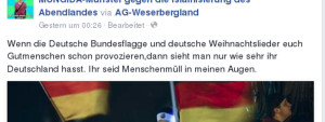 Müngida bezeichnet Andersdenkende als "Menschenmüll".