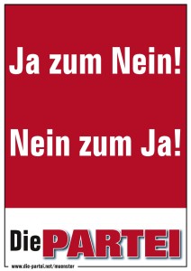 Ja zum Nein! Nein zum Ja!