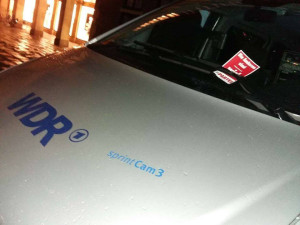 Der Übertragungswagen des WDR.