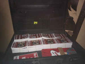 Der neue und noch nicht ganz gefüllte Einsatzkoffer.