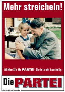 Mehr streicheln! (Hitler streichelt Kind)