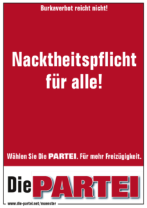 Burkaverbot reicht nicht- Nacktpflicht für alle!