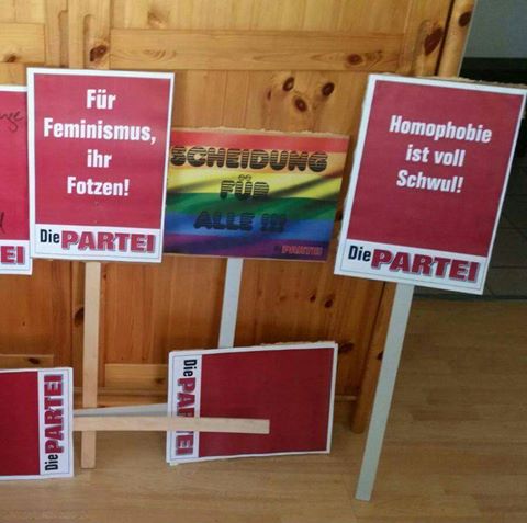 Eine Sammlung sehr guter Schilder.