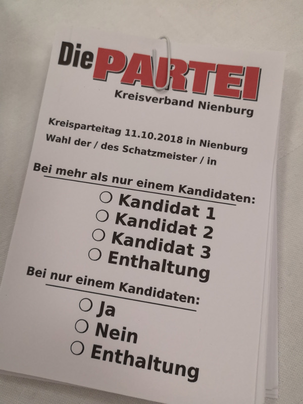 Geheime Wahl