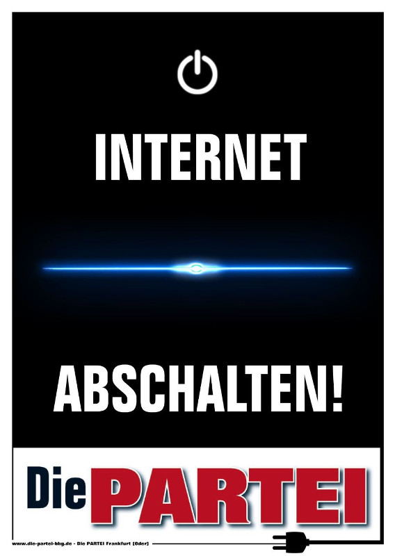 Internet abschalten
