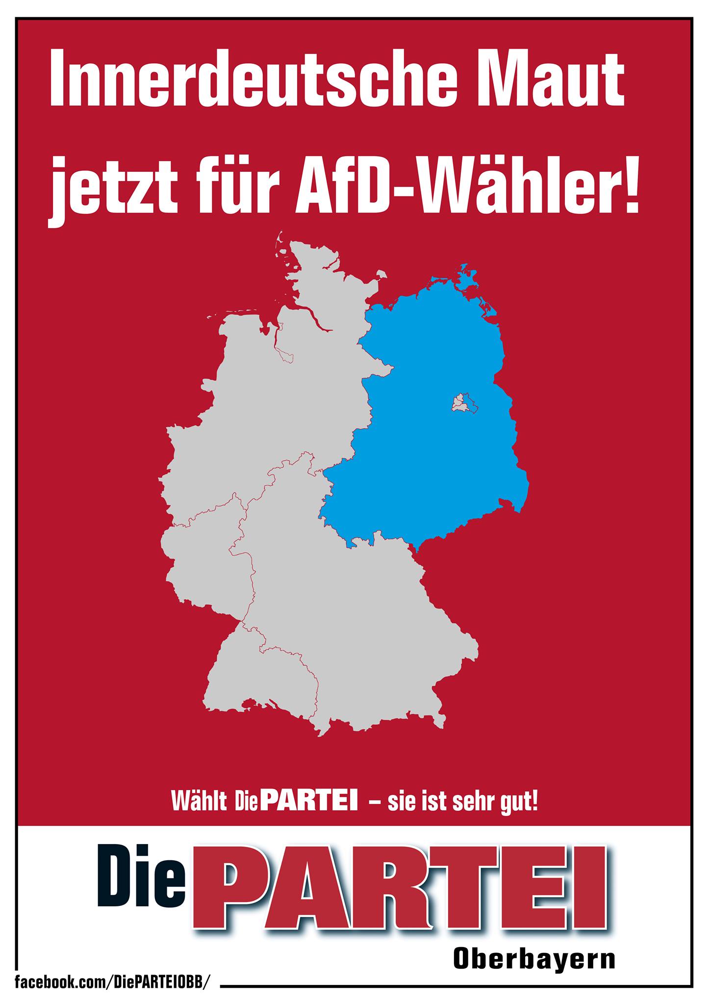 Plakate Die PARTEI Oberbayern