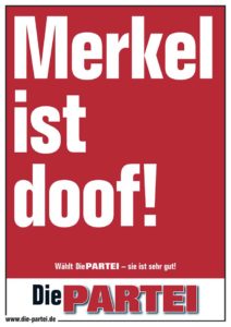 Merkel ist doof