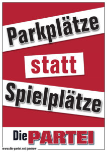 diePartei_Pankow_Parkplätze