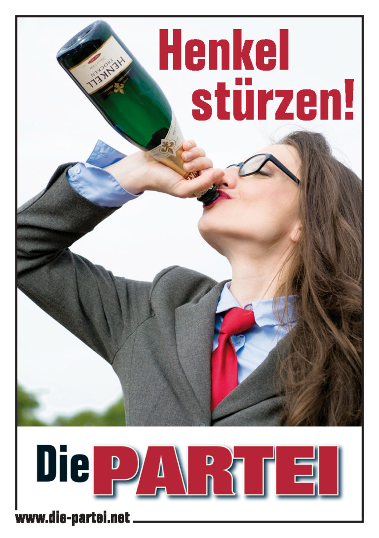 Wahlplakate Die PARTEI Pankow