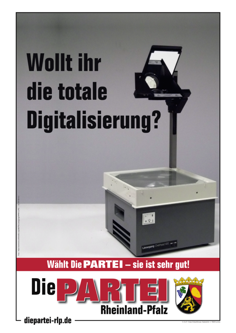 Wahlplakate | Die PARTEI Rheinland-Pfalz
