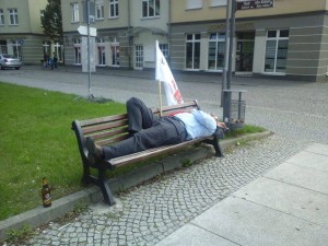 Den Wahlsieg praktisch schon im Kasten. Der Landesvorsitzende hat gut träumen