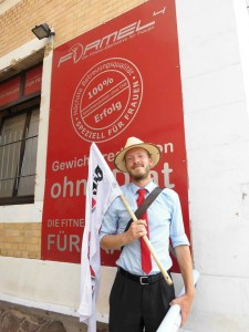 Hat es für den Wahlkampf absolviert - Dresden-Kandidat für Wahlkreis 45 - Martin Hoferick