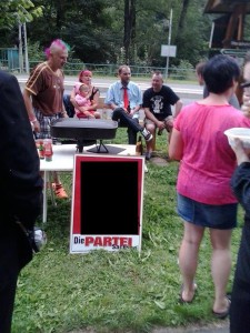 Hervorragende Bewirtung vor Ort