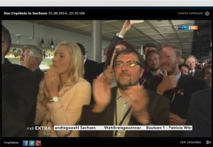 Jubel über unseren Wahlsieg, der MDR hat's dokumentiert