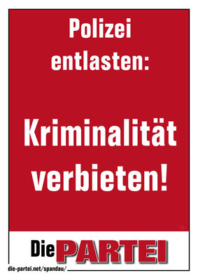 #KriminalitätVerbieten