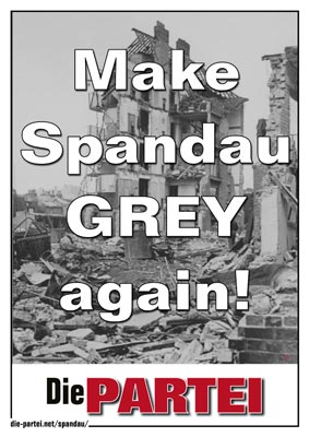 #MakeSpandauGreyAgain
