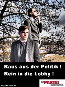 Raus aus der Politik - Rein in die Lobby!